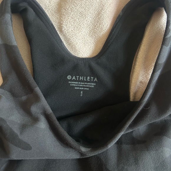 Athleta Black Camouflage Tank - Picture 4 of 4
